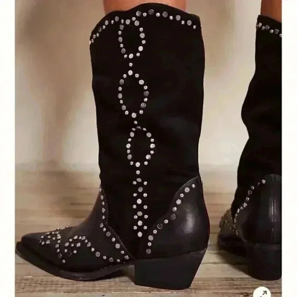 Free People Joelton Studded Western Boot - Picture 3 of 3